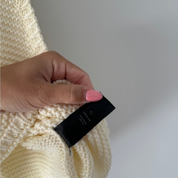 RAG & BONE Ivory Cotton Knit Sweater  Tank M - Picture 4 of 7